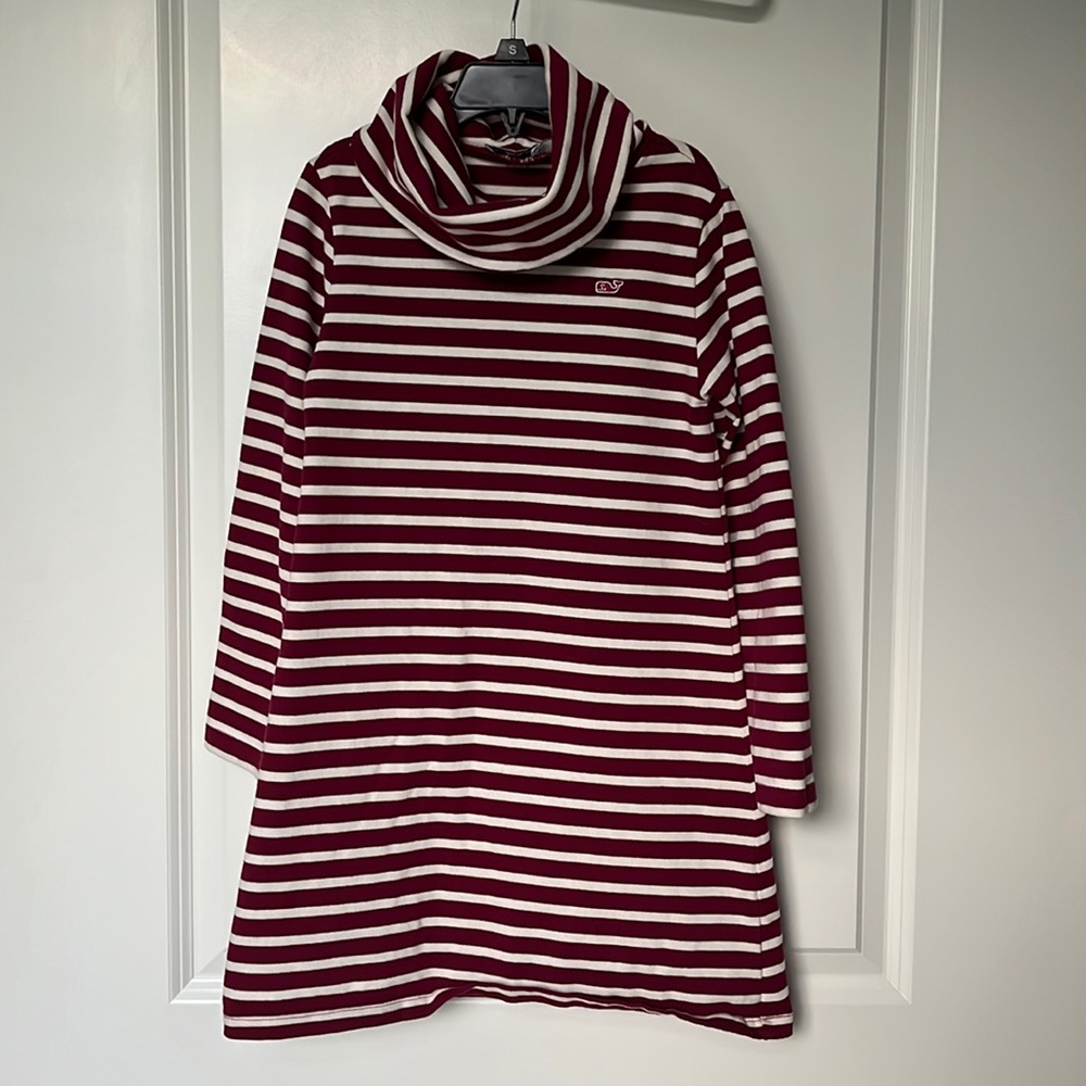 Vineyard Vines, girls size 7-8, red and white dress